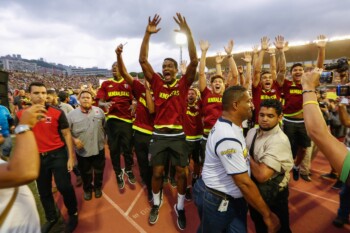 Reception of the U-20 #soccer team after beingrunner-up at the 2017 WorldCup in Korea. 2017, Caracas-Venezuela El UniversalNewspaper.
